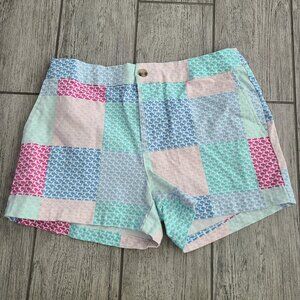 Vineyard Vines for Target Patchwork Whale Print Shorts Multicolor Size Women's 2